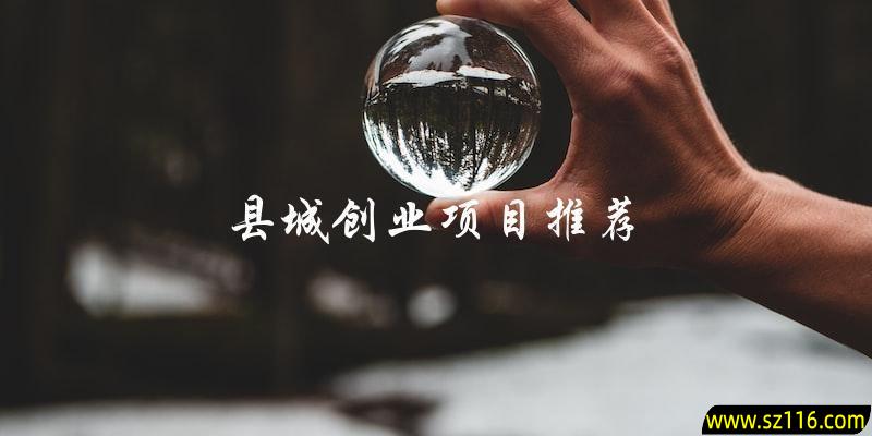 有哪些适合在县城创业的项目值得推荐？